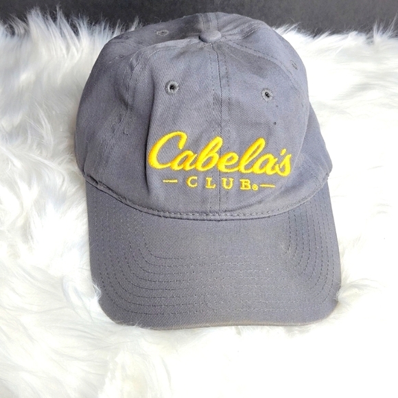 CABELA'S CLUB Gray and Gold Baseball Hat‎ OS - Picture 1 of 7